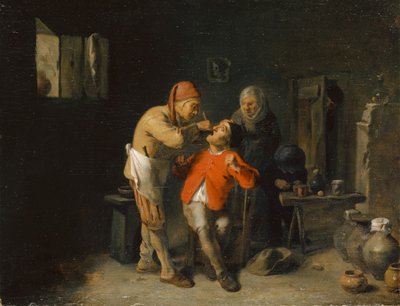 At the Dentist, 1625-38 by Adriaen Brouwer
