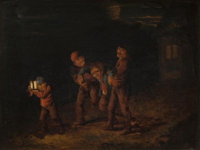 Seeing the Drunkard Home by Adriaen Brouwer