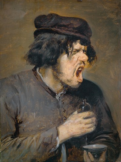 The Bitter Potion by Adriaen Brouwer