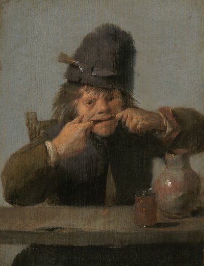 Youth Making a Face by Adriaen Brouwer
