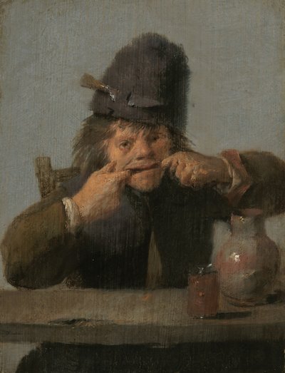 Youth Making a Face, c. 1632-1635 by Adriaen Brouwer