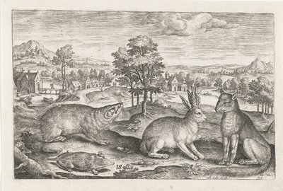 Forest Animals by Adriaen Collaert