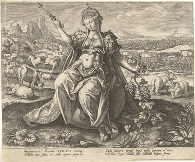 Europe (series title: The Four Continents) by Adriaen Collaert
