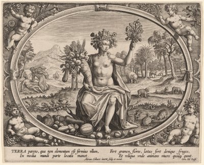 Terra (Earth) by Adriaen Collaert