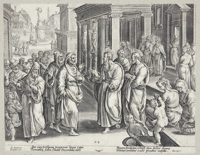 The Blinding of Elymas by Adriaen Collaert