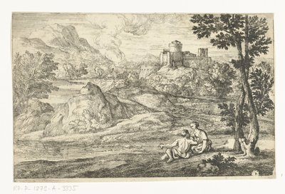Landscape with Castle by Adriaen Frans Boudewyns