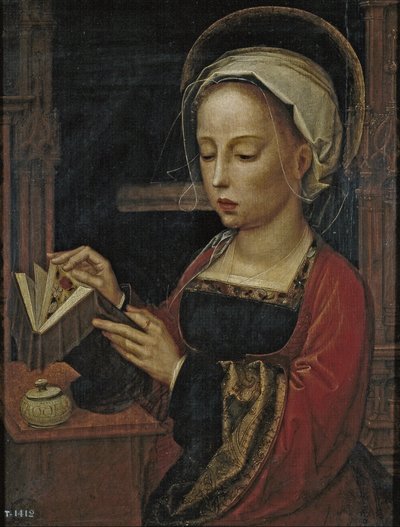 Mary Magdalene Reading by Adriaen Isenbrandt or Isenbrant