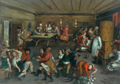 A Dutch Merrymaking, 1622 by Adriaen Jansz. van Ostade