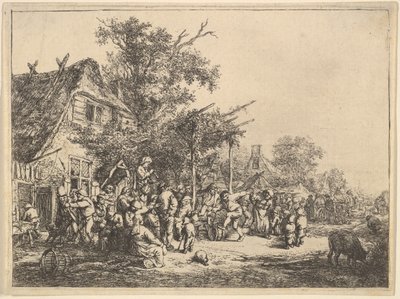 Dance Under the Trellis by Adriaen Jansz. van Ostade