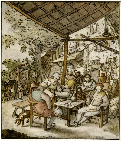Village Inn by Adriaen Jansz. van Ostade