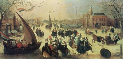 Skating Party by Adriaen Pietersz van de Venne