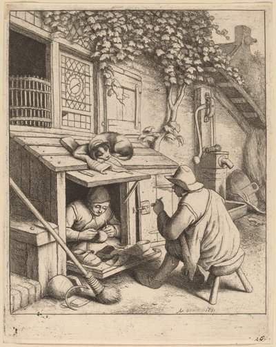 Cobbler by Adriaen van Ostade