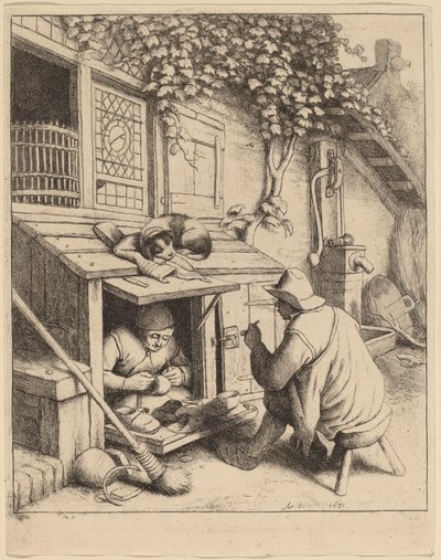 Cobbler by Adriaen van Ostade