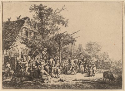 Dance under the Trellis by Adriaen van Ostade