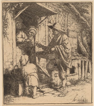 Eyeglass Peddler by Adriaen van Ostade