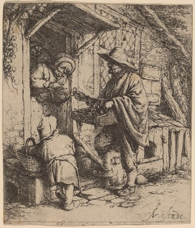 Eyeglass Peddler by Adriaen van Ostade