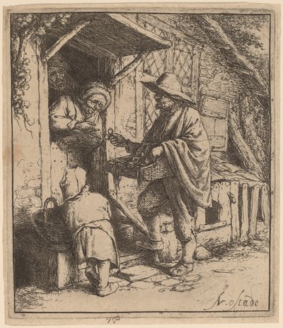 Eyeglass Peddler by Adriaen van Ostade