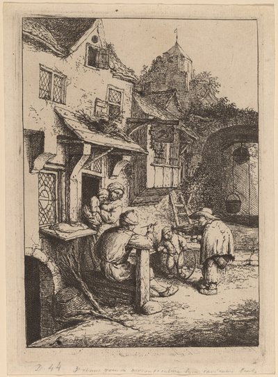 Hunchbacked Fiddler by Adriaen van Ostade