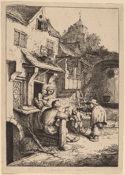 Hunchbacked Fiddler by Adriaen van Ostade