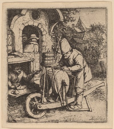 Knife Grinder by Adriaen van Ostade