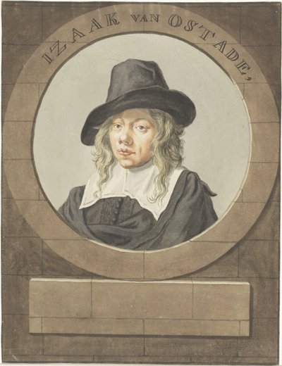 Portrait of Isaak van Ostade by Adriaen van Ostade