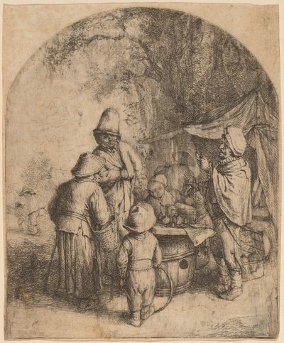 Quacksalver by Adriaen van Ostade