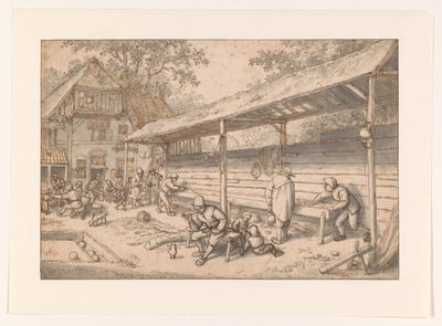 Tavern Games by Adriaen van Ostade