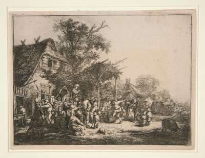 The Dance under the Trellis by Adriaen van Ostade