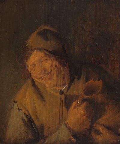 The Merry Peasant by Adriaen van Ostade