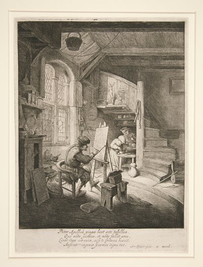 The Painter in His Studio by Adriaen van Ostade