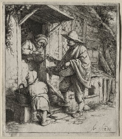 The Spectacle Seller by Adriaen van Ostade