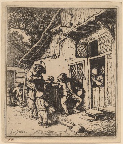 Wandering Musicians by Adriaen van Ostade