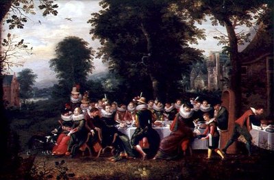 Fete Champetre by Adriaen van Stalbemt