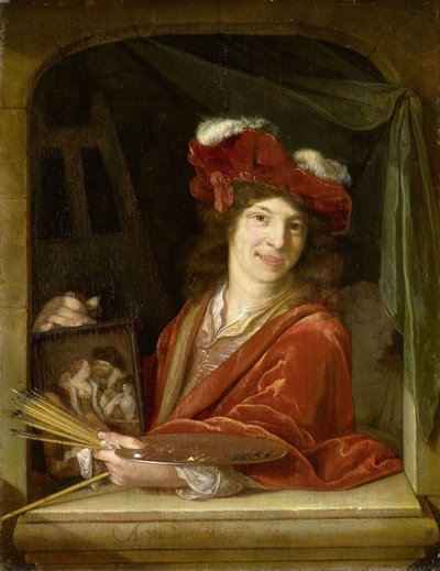 A Young Painter by Adriaen van der Werff