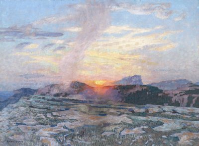 Sunset in Provence, c.1927 by Adrian Scott Stokes