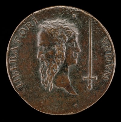 Janiform Head [reverse], 1495-1496 by Adriano Fiorentino