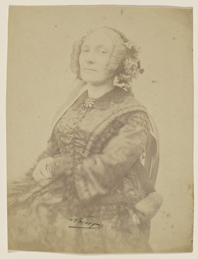 Mme. Fauquet by Adrien Alban Tournachon