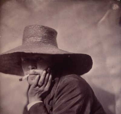 Self-Portrait, ca. 1855 by Adrien Alban Tournachon