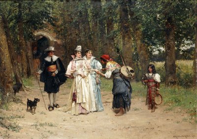 The Fortune Teller by Adrien Moreau