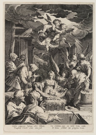The Nativity by Aegidius Sadeler II