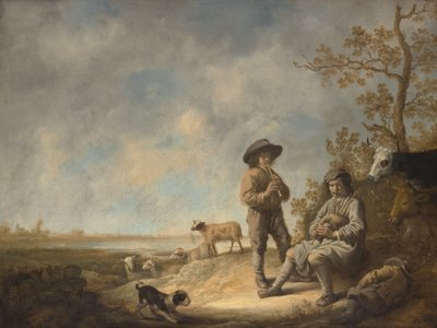 Piping Shepherds by Aelbert Cuyp