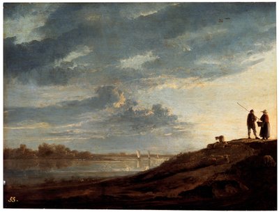 Sunset over the River by Aelbert Cuyp
