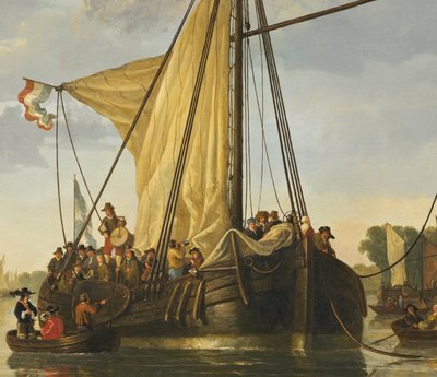 The Maas at Dordrecht by Aelbert Cuyp