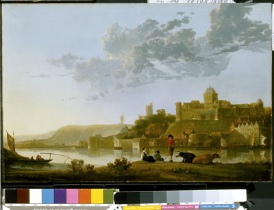 The Valkhof At Nijmegen by Aelbert Cuyp