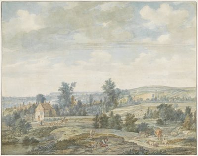 View of Middachten and Dieren by Aert Schouman