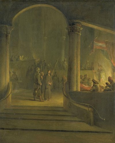 Christ before Caiaphas by Aernt de Gelder
