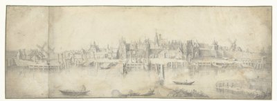 View of Gouda by Aert van Waes
