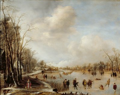 Winter Landscape by Aert van der Neer