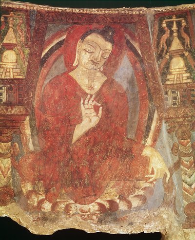 Buddha Sitting on a Lotus, 5th-6th century by Afghan School