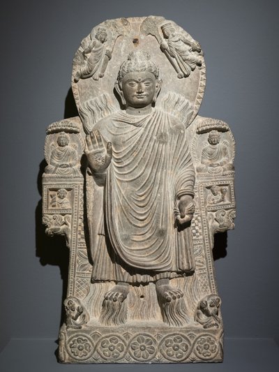 Buddha with the Great Miracle by Afghan School
